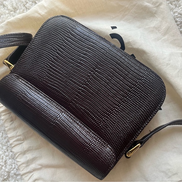 A.P.C burgundy mini grace bag - Picture 9 of 9